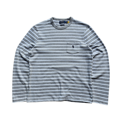Ralph Lauren Striped Long Sleeve Knit Tee - M