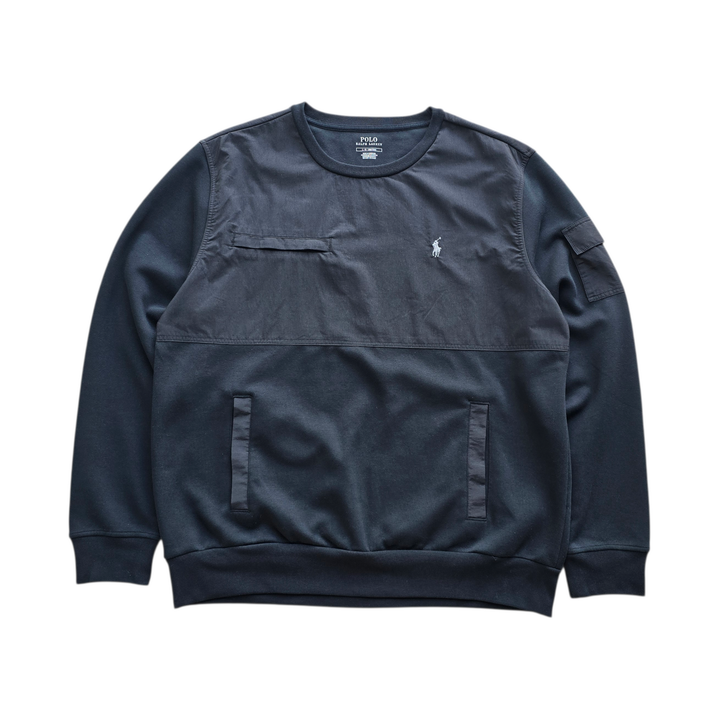 Ralph Lauren Water Repellent Hybrid Sweatshirt - L