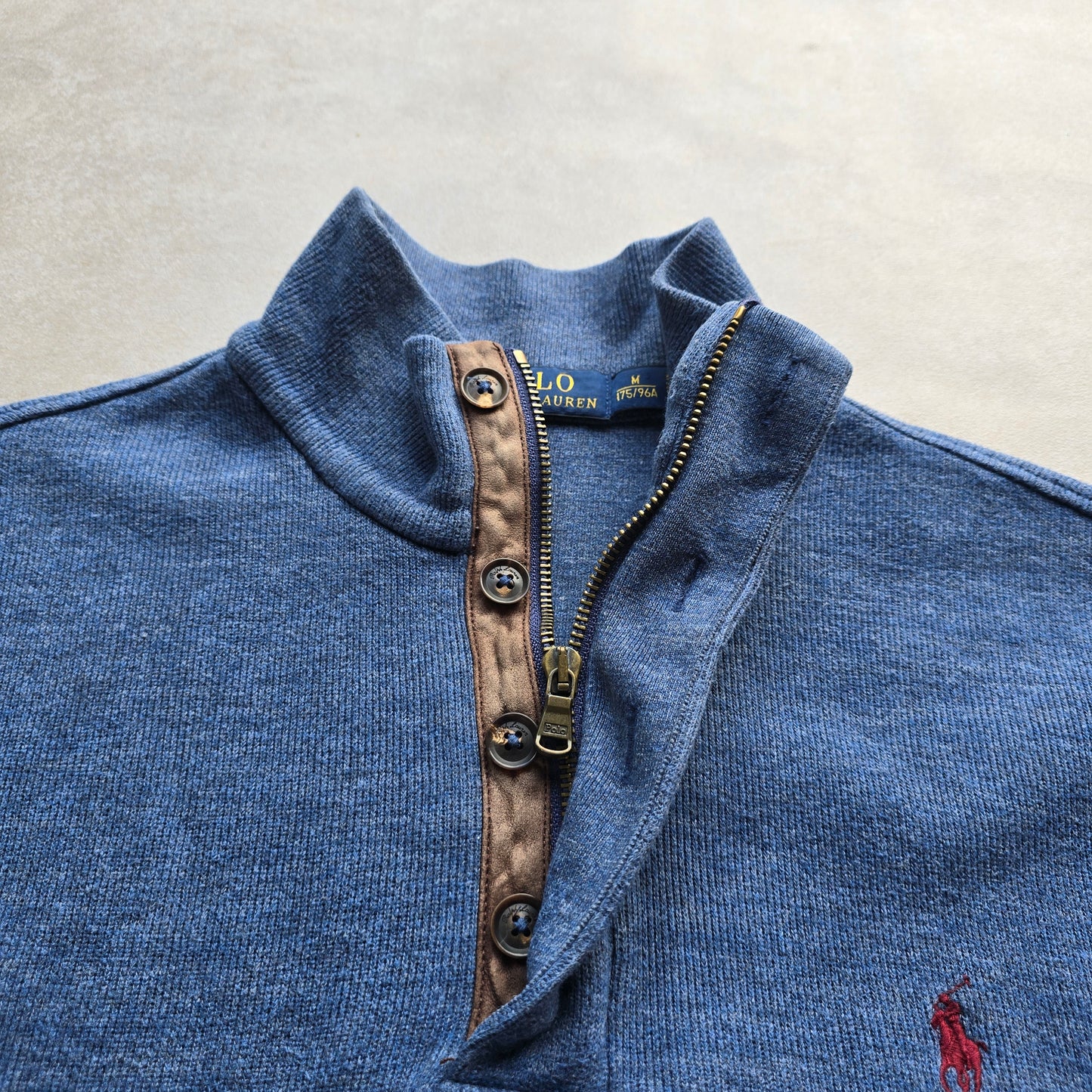 Ralph Lauren 1/4 Zip Sweatshirt - M