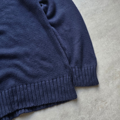 Vintage Ralph Lauren 1/4 Zip Knit Sweater - 3XL