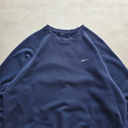 Vintage Nike Embroidered Mini Swoosh Sweatshirt - L