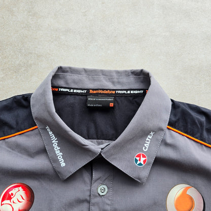 Vintage Holden Team Vodafone Short Sleeve Button Up Shirt - M