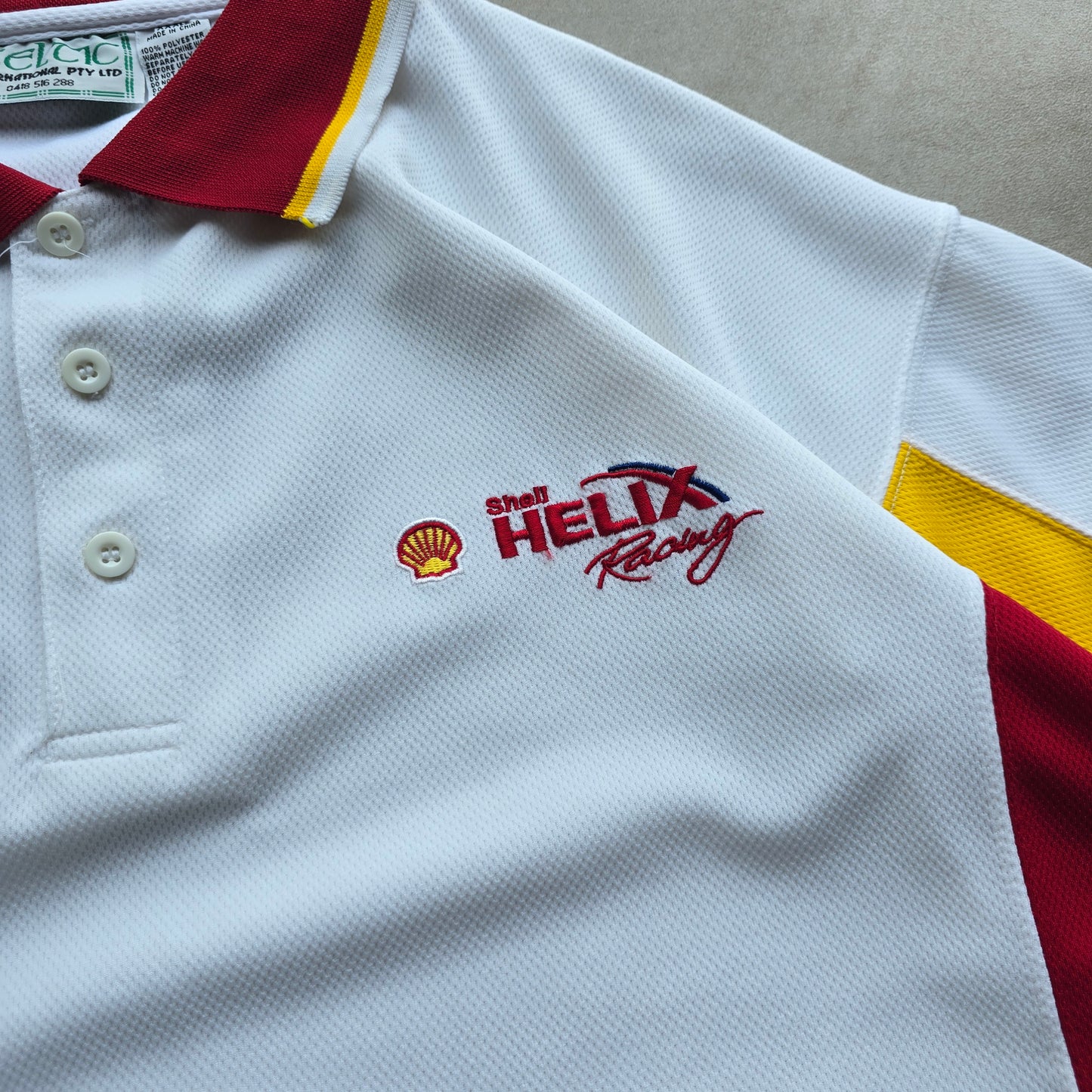 Vintage Shell Helix Racing Polo Shirt - XL