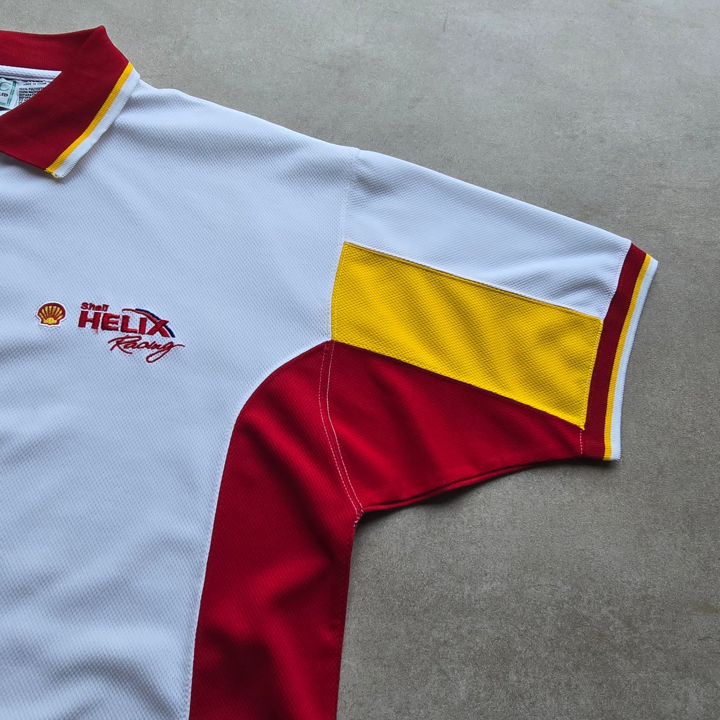 Vintage Shell Helix Racing Polo Shirt - XL
