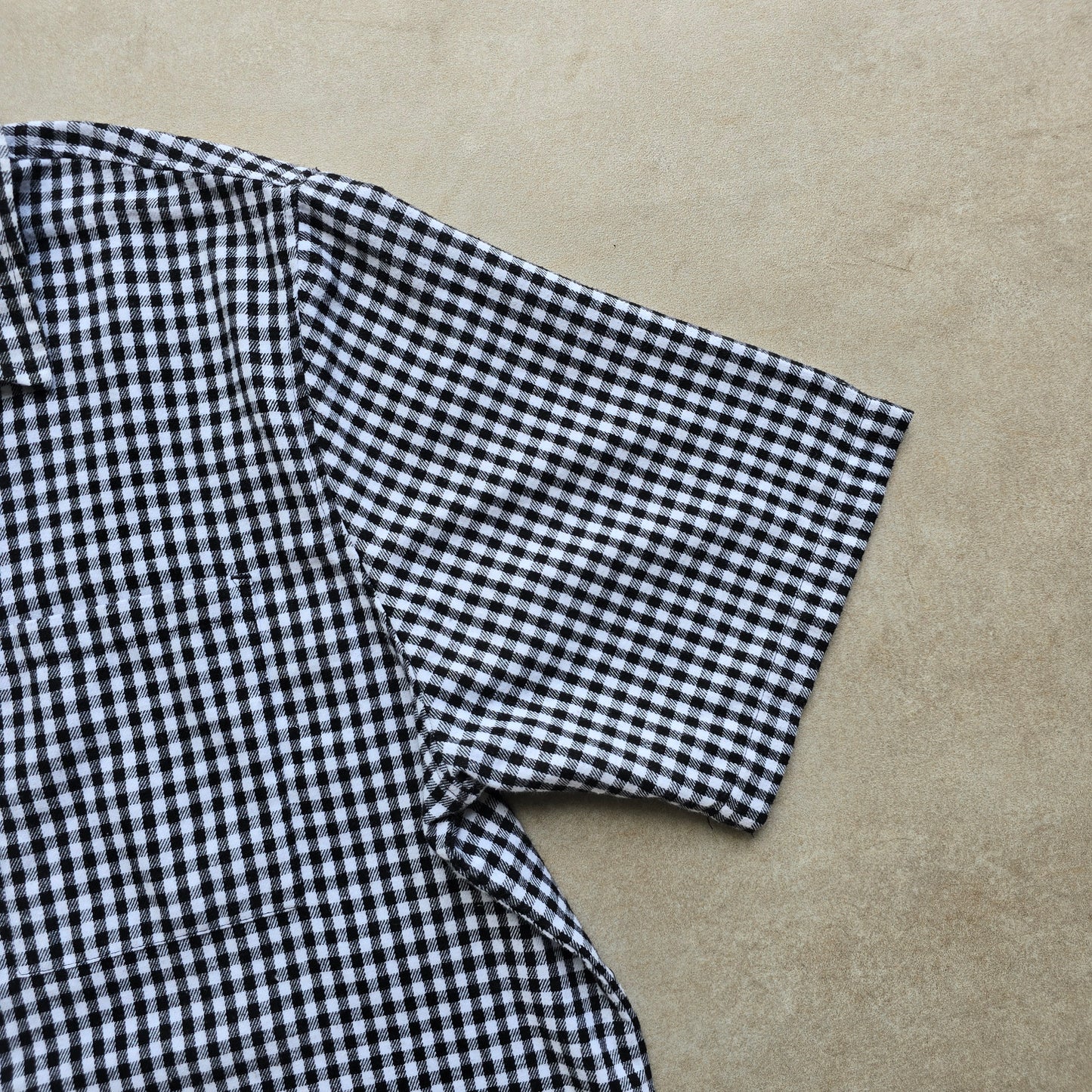 Dickies Check Short Sleeve Button Up Shirt - XL