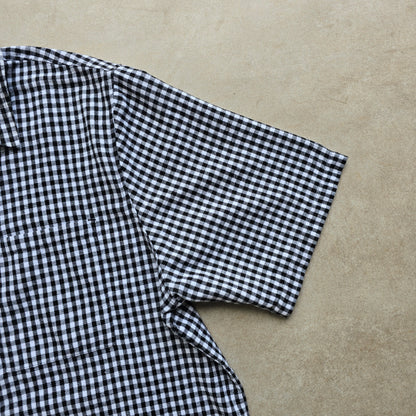 Dickies Check Short Sleeve Button Up Shirt - XL