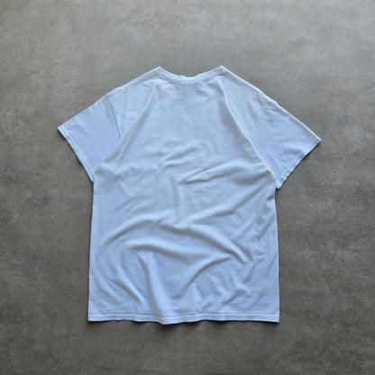 Thrasher Flames Logo White Tee - L