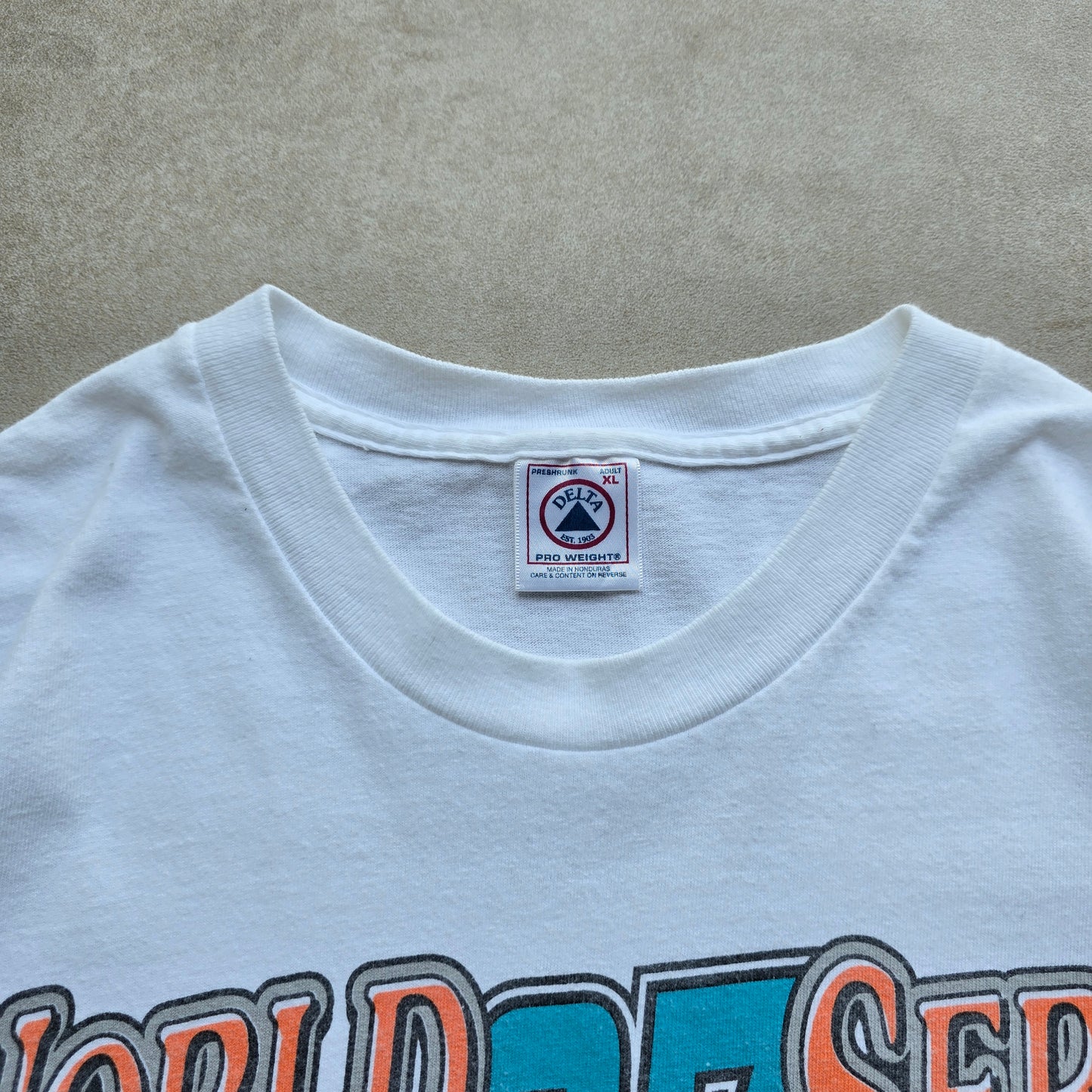 Vintage 1997 Florida Marlins World Series Champions Tee - XL