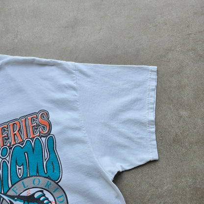 Vintage 1997 Florida Marlins World Series Champions Tee - XL