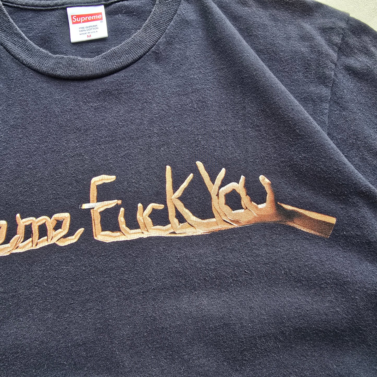 Supreme F**k You Tee - M
