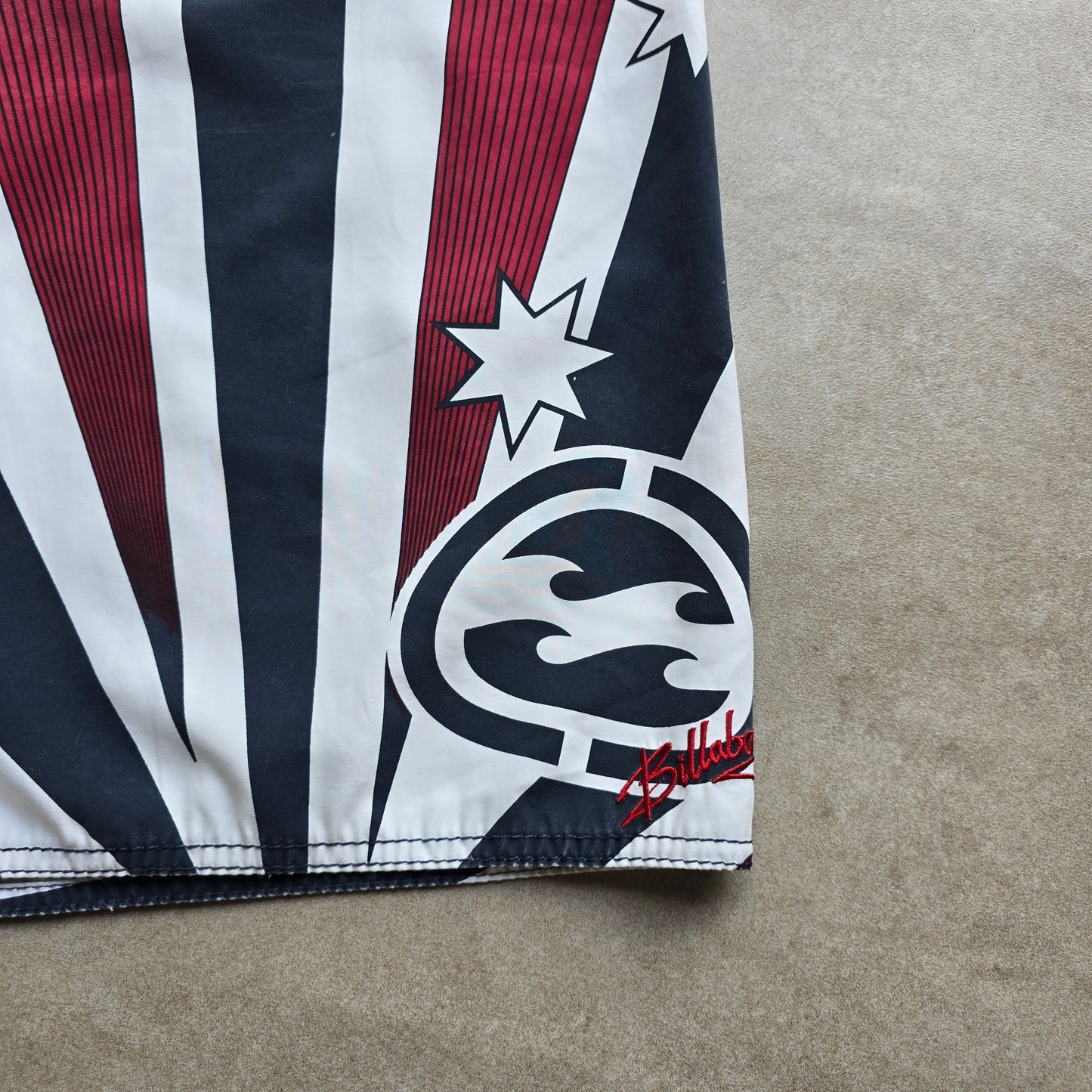 Vintage Y2K Billabong Australia Rising Sun Board Shorts - 36