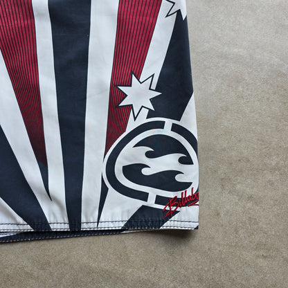 Vintage Y2K Billabong Australia Rising Sun Board Shorts - 36