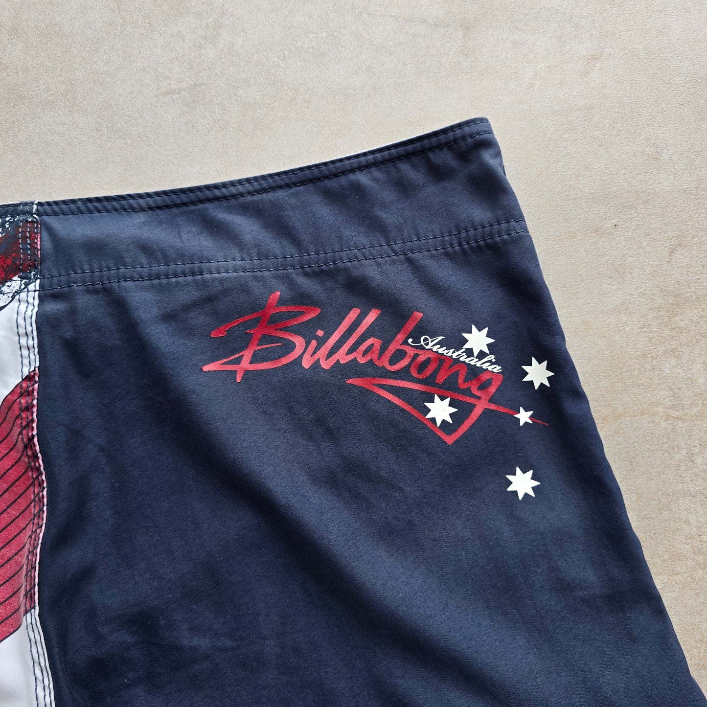 Vintage Y2K Billabong Australia Rising Sun Board Shorts - 36