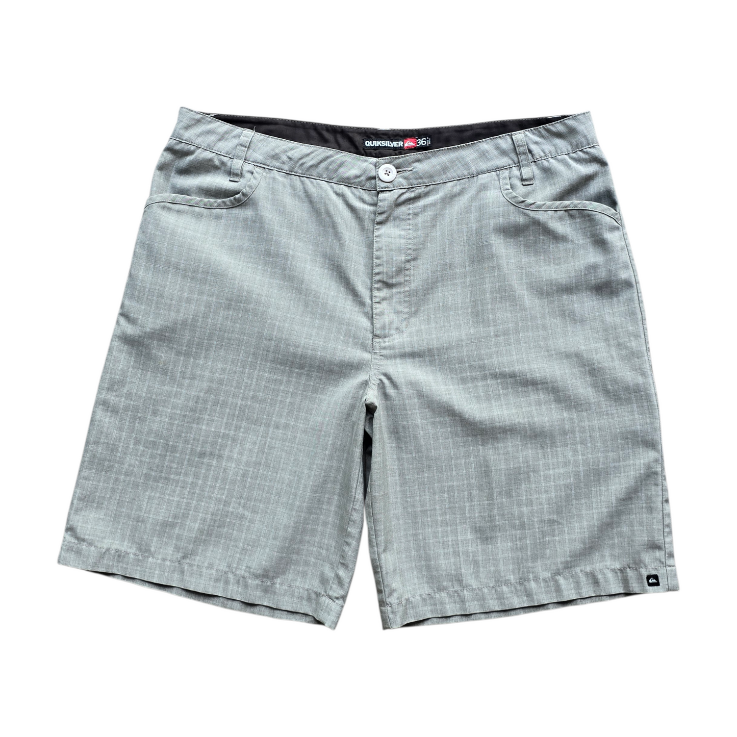 Y2K Quiksilver Check Shorts - 36