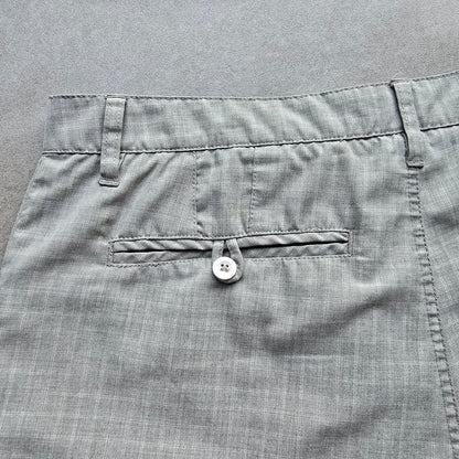 Y2K Quiksilver Check Shorts - 36