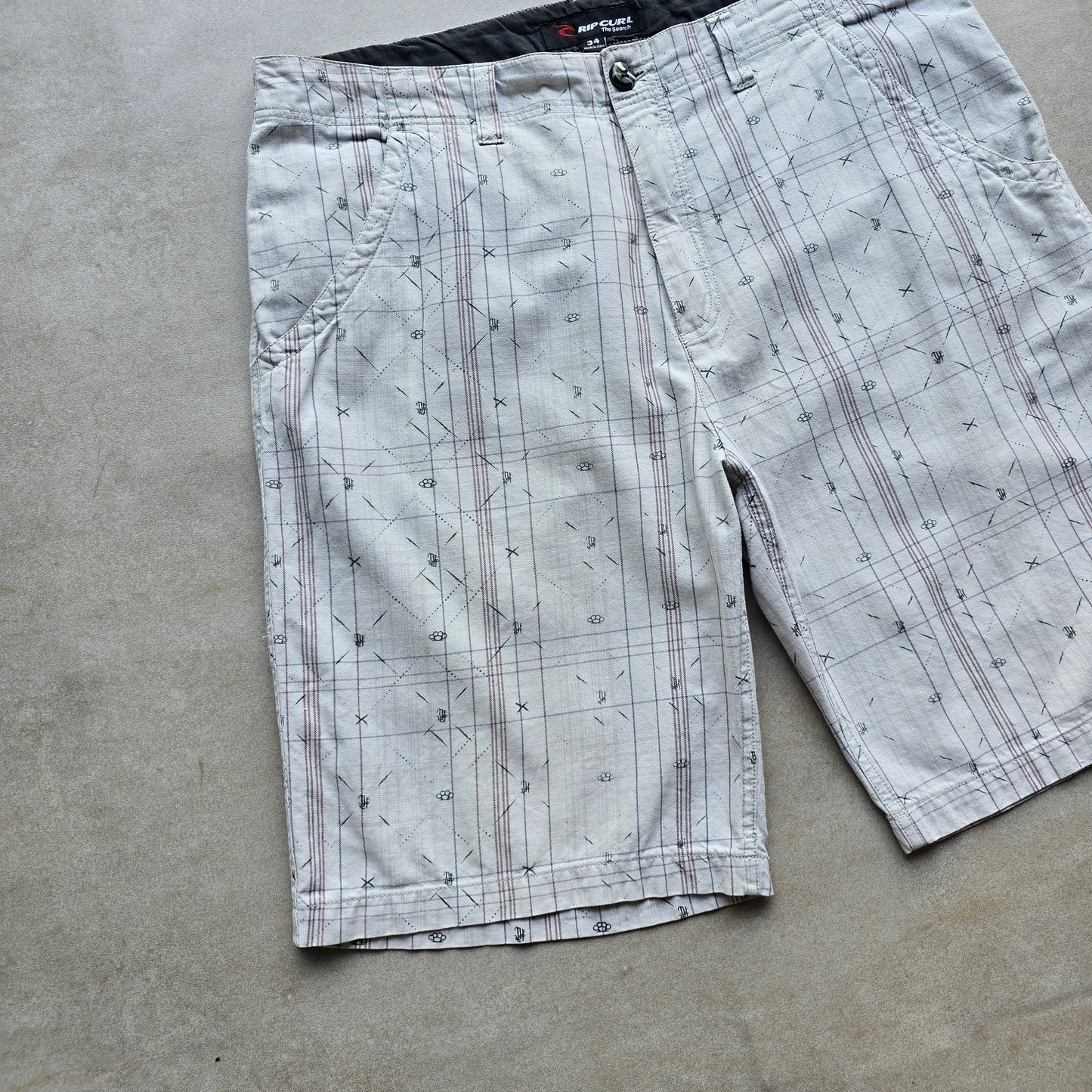 Vintage Y2K Rip Curl The Search Shorts - 34