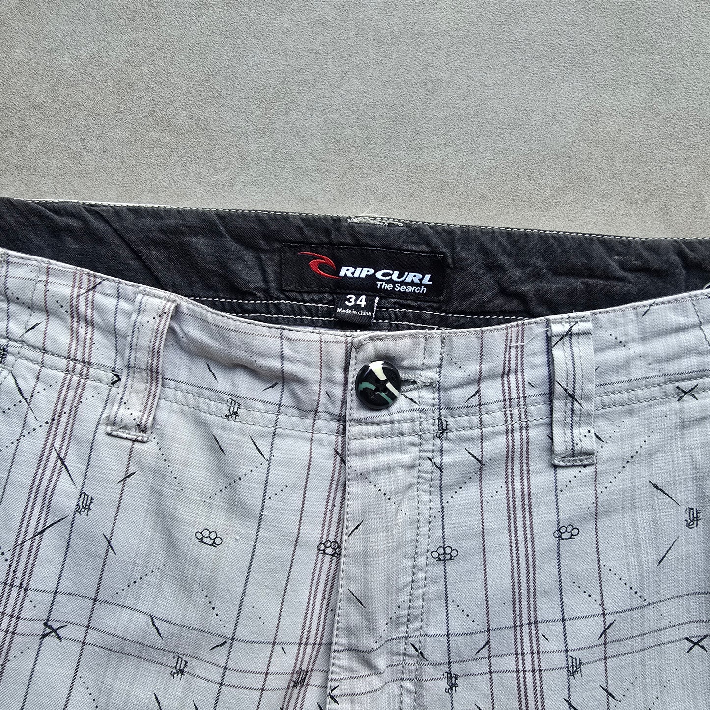 Vintage Y2K Rip Curl The Search Shorts - 34