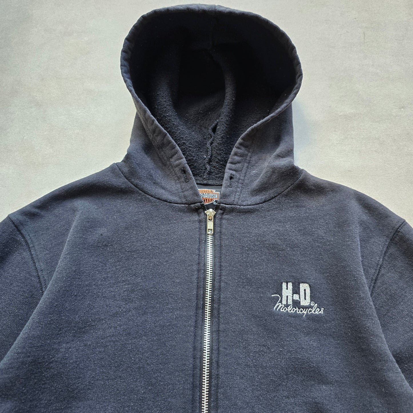 Vintage Harley Davidson Full Zip Hoodie - WMNS S