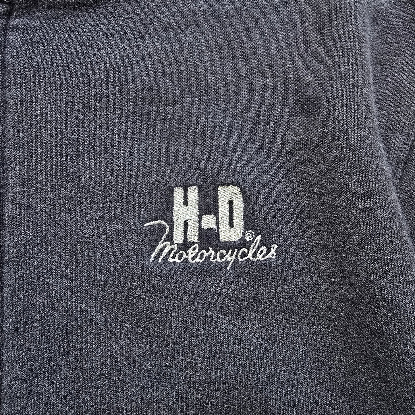 Vintage Harley Davidson Full Zip Hoodie - WMNS S