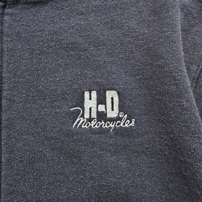 Vintage Harley Davidson Full Zip Hoodie - WMNS S