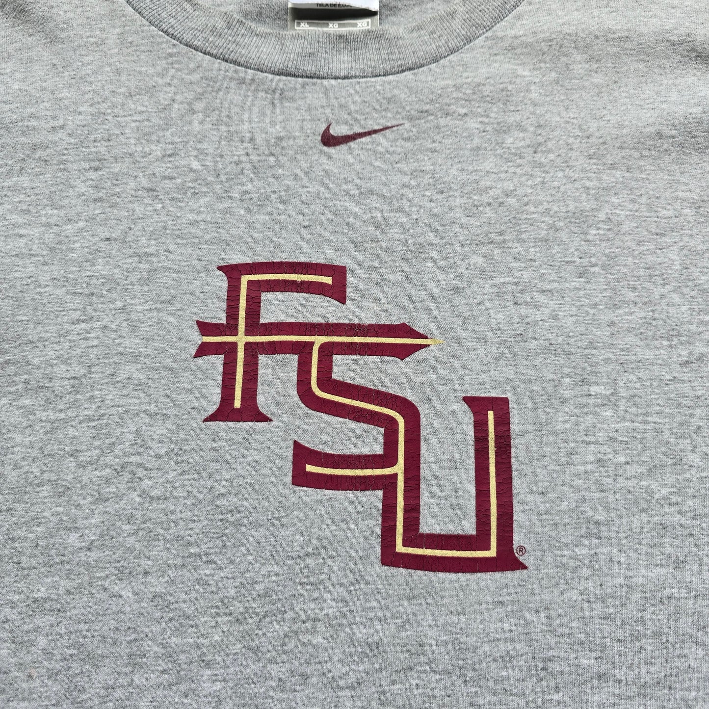 Vintage Nike FSU Center Swoosh Long Sleeve Tee - XL
