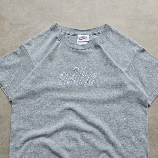 Vintage 90's Nike Embroidered Logo Tee - WMNS M