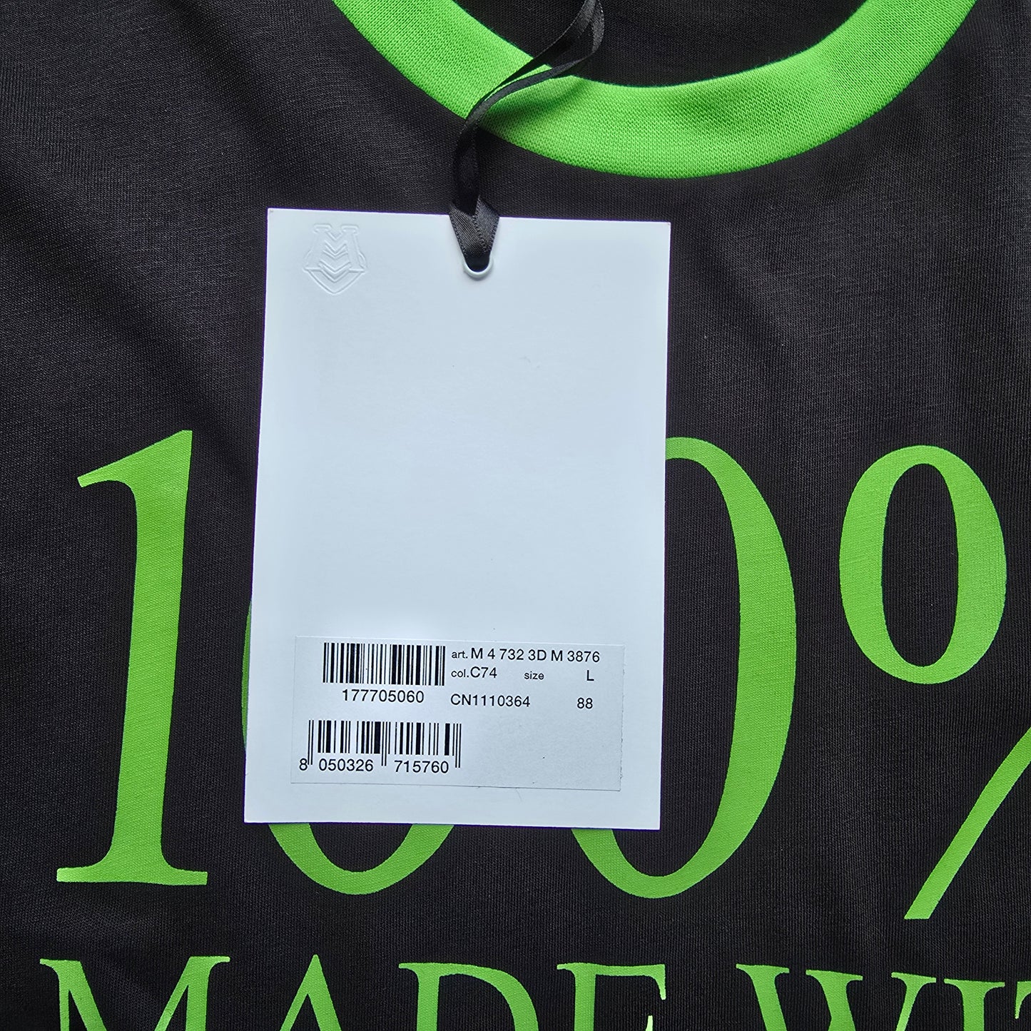 Moschino 100% Made With Love Tee - L