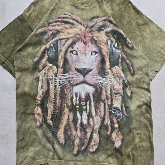 The Mountain Manimals Rasta Lion Tee - L