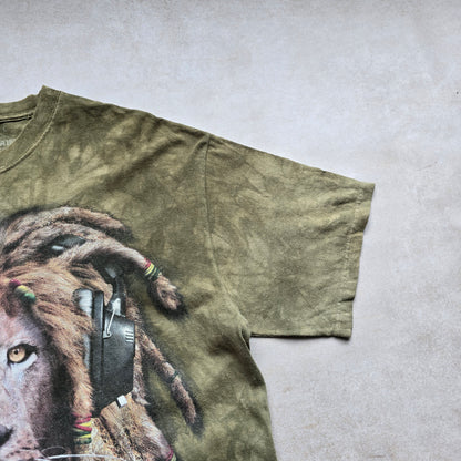 The Mountain Manimals Rasta Lion Tee - L
