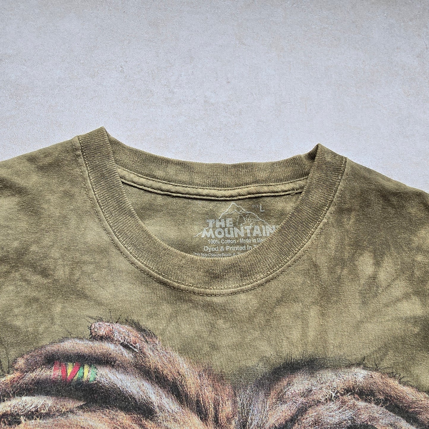 The Mountain Manimals Rasta Lion Tee - L