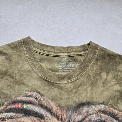 The Mountain Manimals Rasta Lion Tee - L