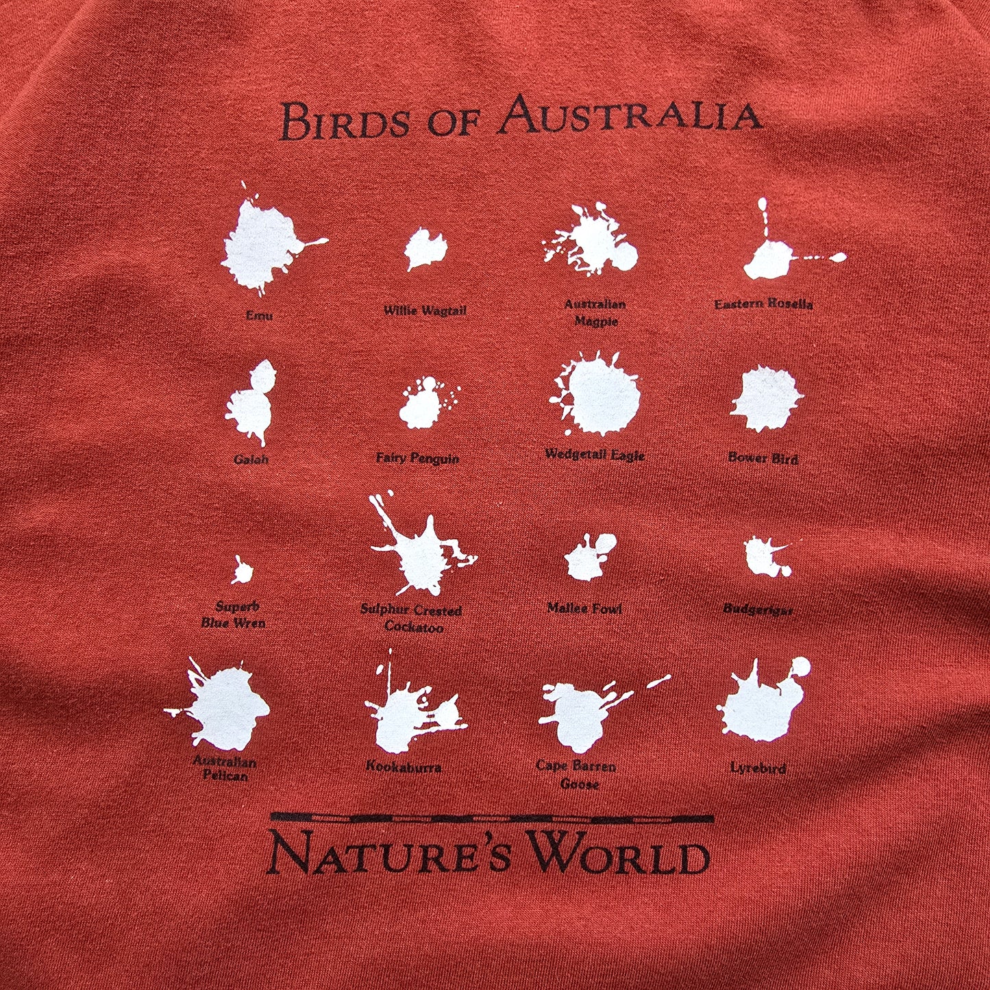 Vintage Birds of Australia Tee - M/L