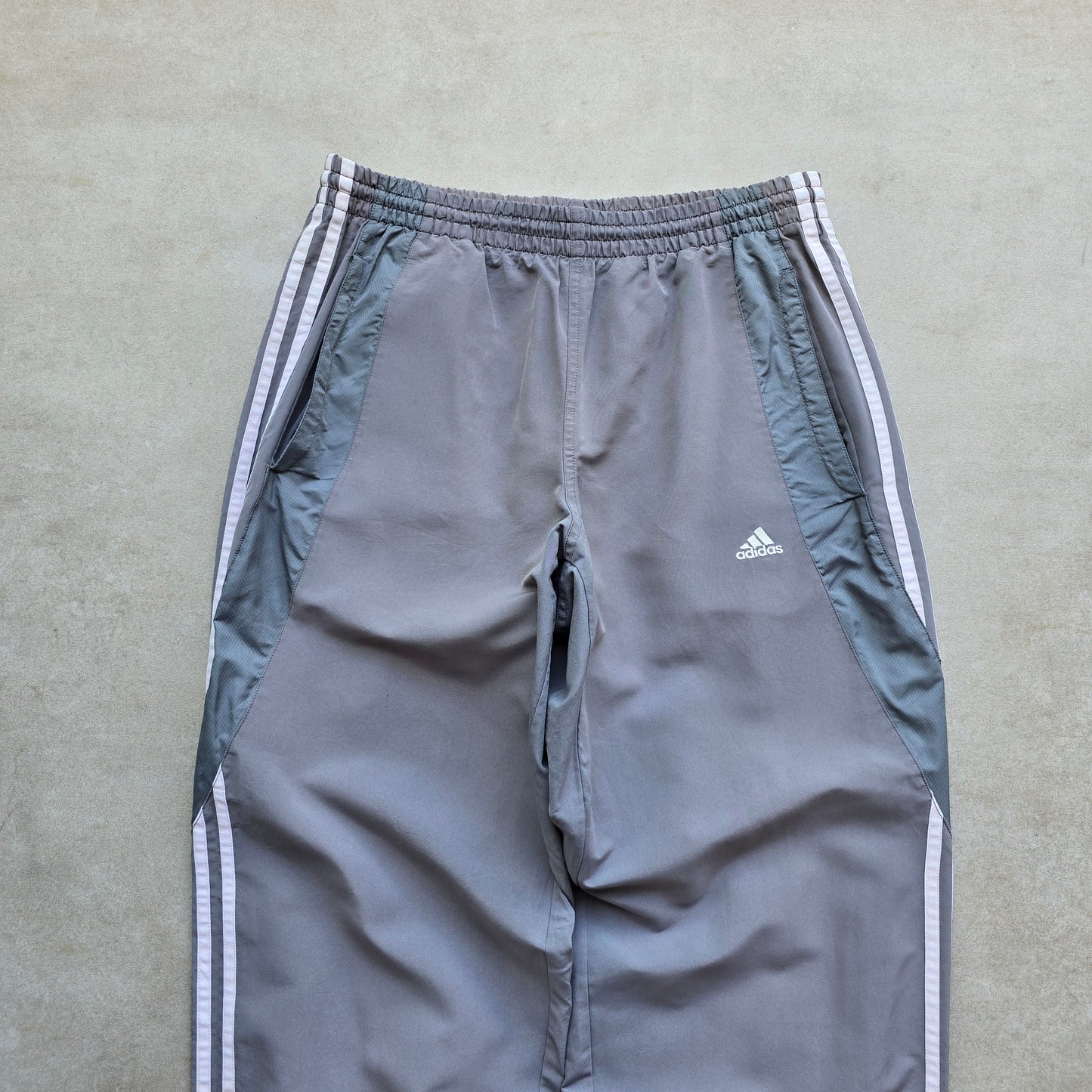 Vintage Adidas Grey Track Pants - M