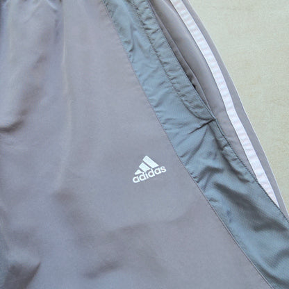 Vintage Adidas Grey Track Pants - M