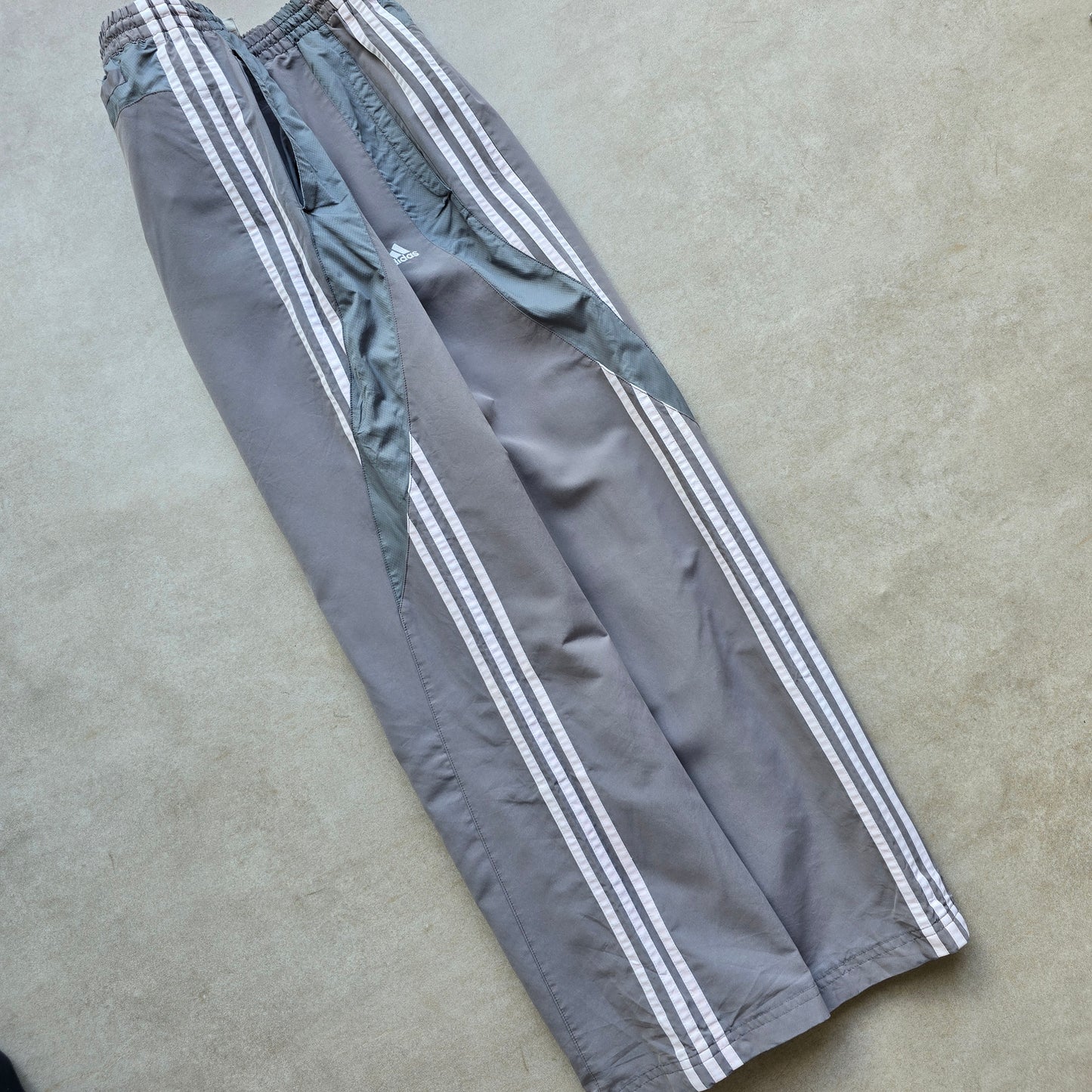 Vintage Adidas Grey Track Pants - M