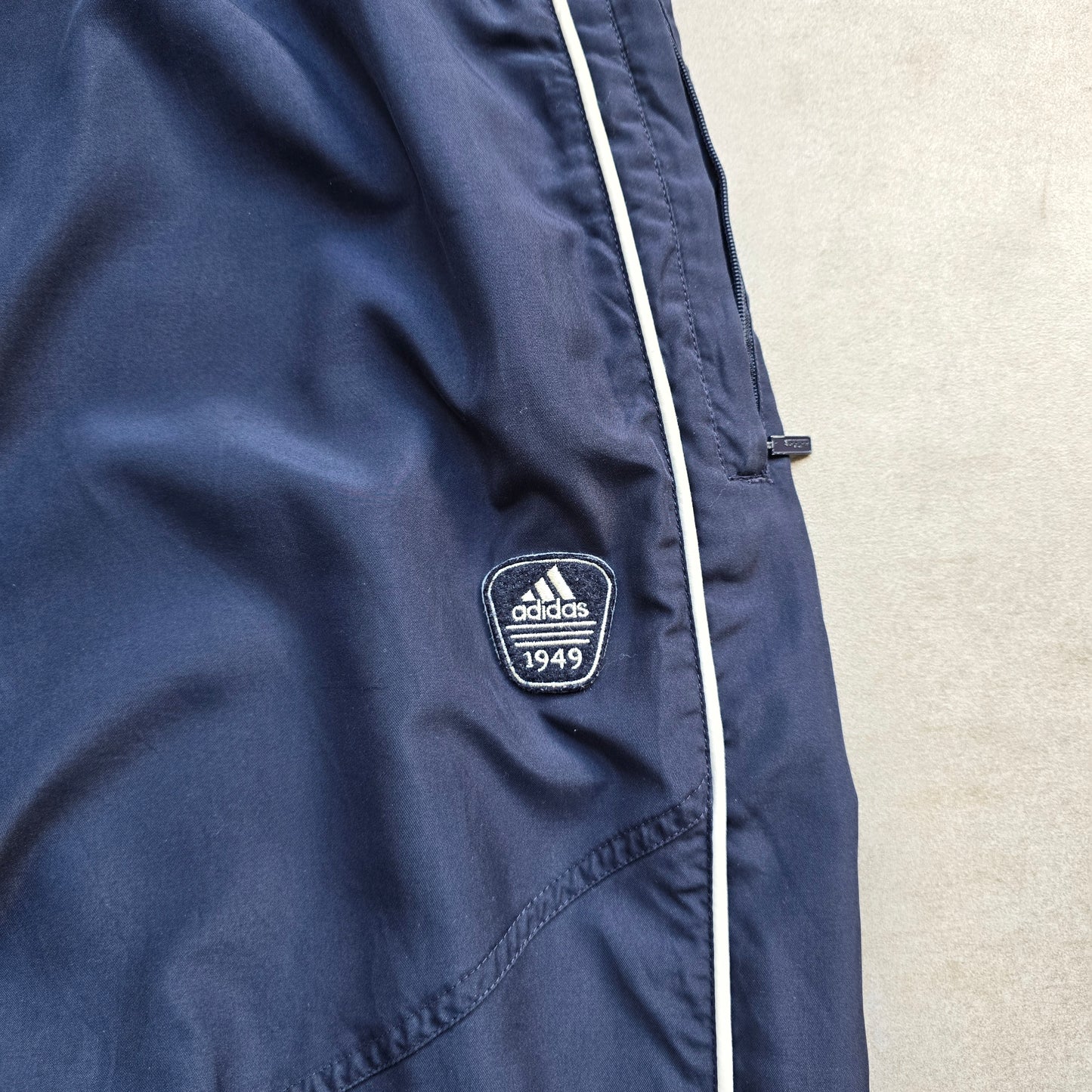 Vintage Adidas 1949 Logo Ankle Zip Track Pants - XL/XXL