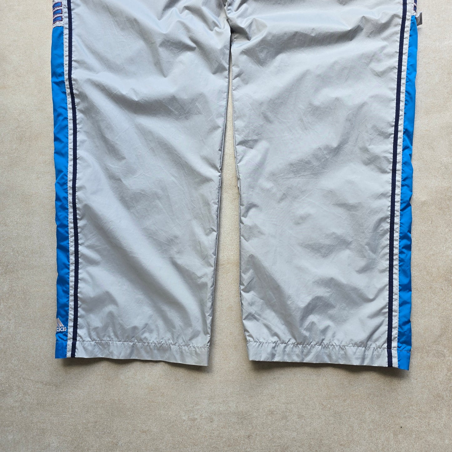 Vintage Adidas Nylon Ankle Zip Track Pants - XXL