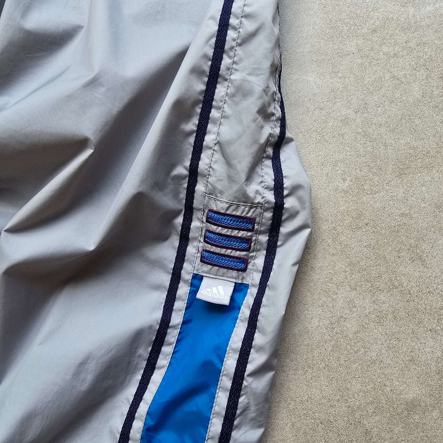 Vintage Adidas Nylon Ankle Zip Track Pants - XXL