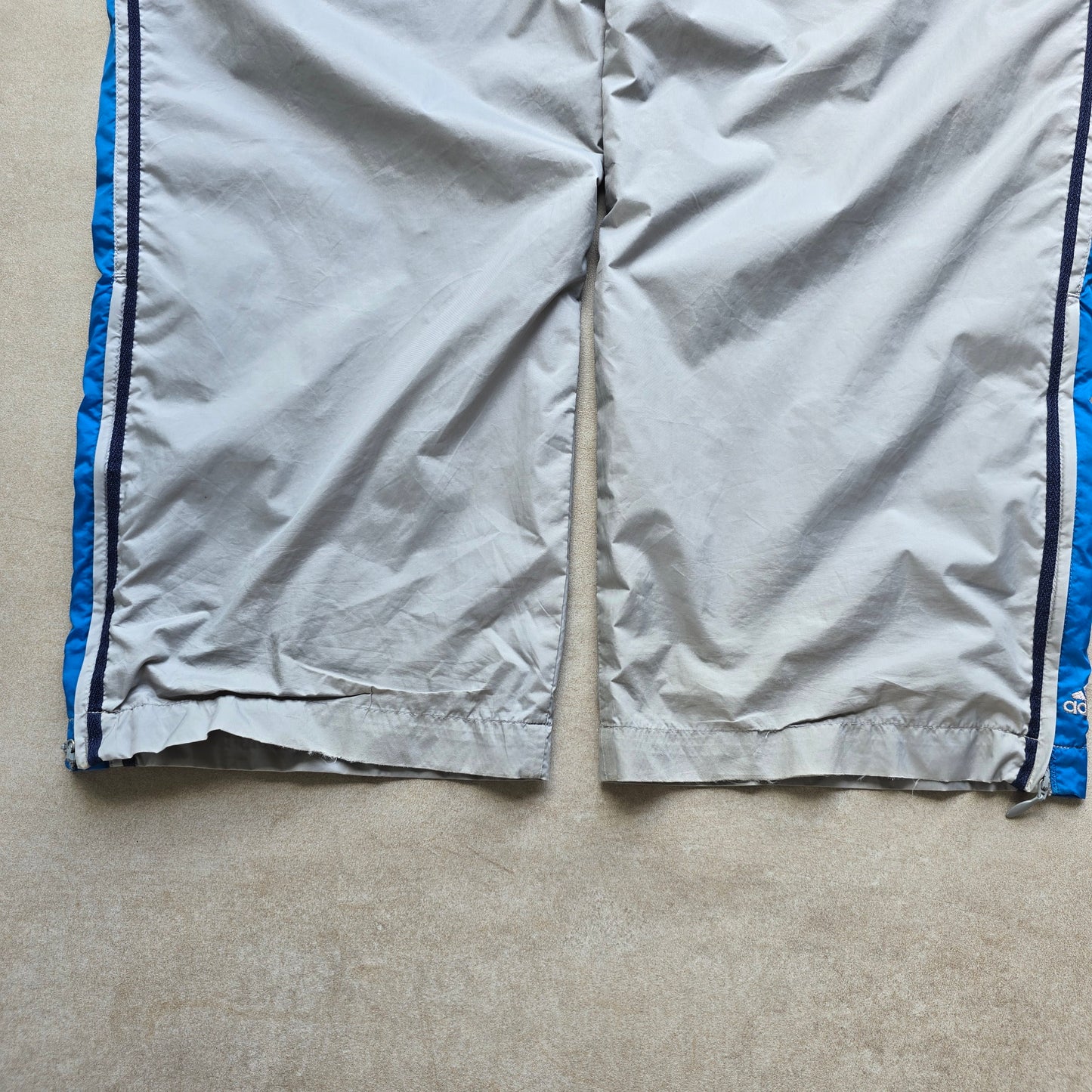 Vintage Adidas Nylon Ankle Zip Track Pants - XXL