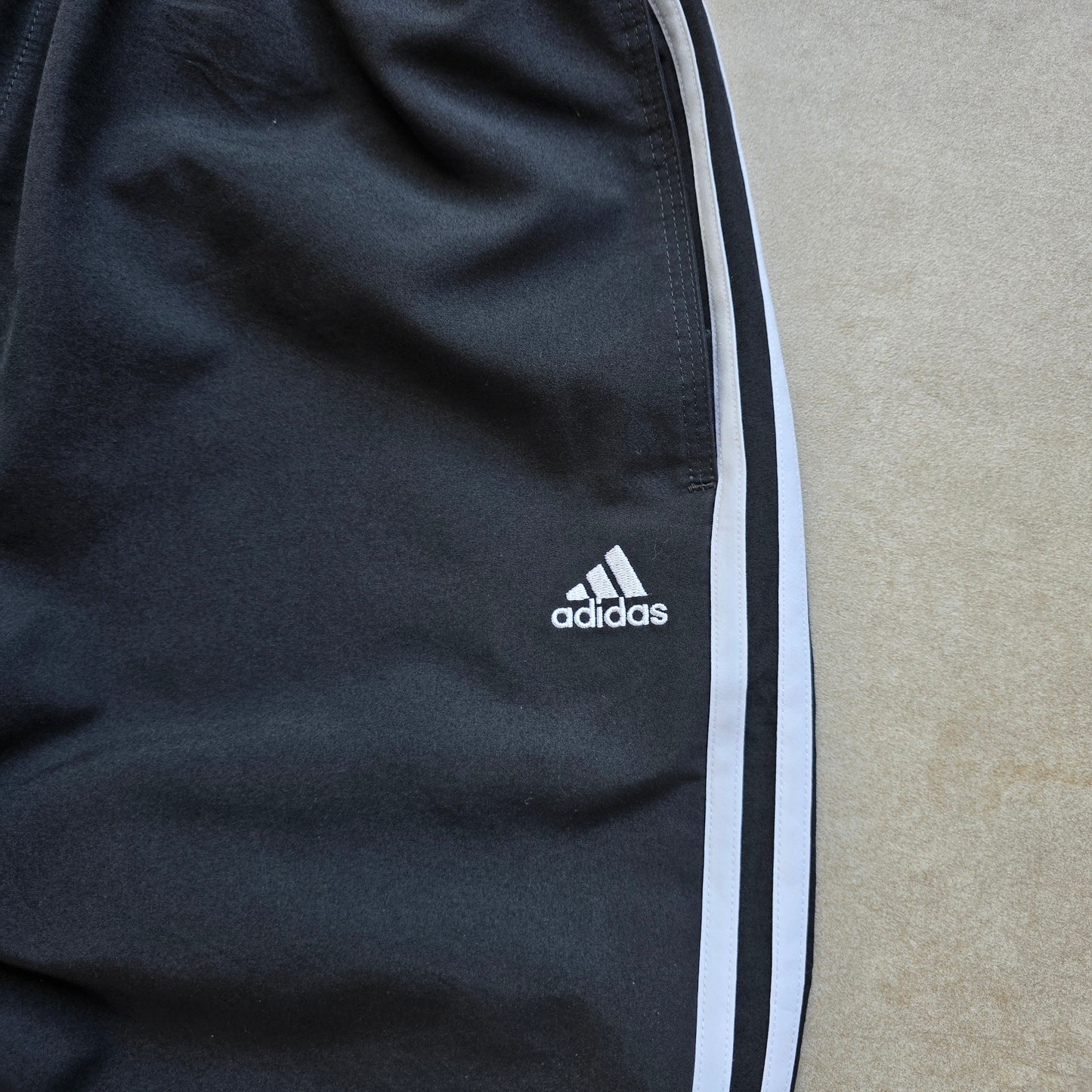 Vintage Adidas 3 Stripe Ankle Zip Track Pants - M