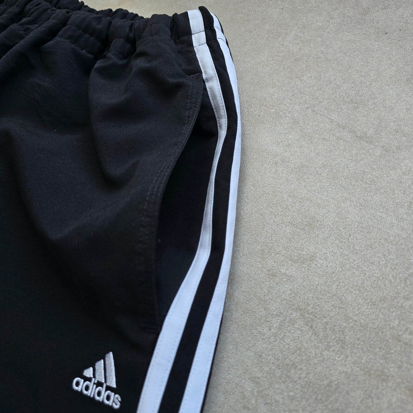 Vintage Adidas 3 Stripe Ankle Zip Track Pants - M