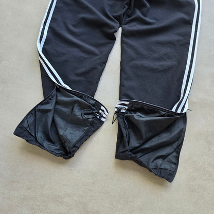 Vintage Adidas 3 Stripe Ankle Zip Track Pants - M