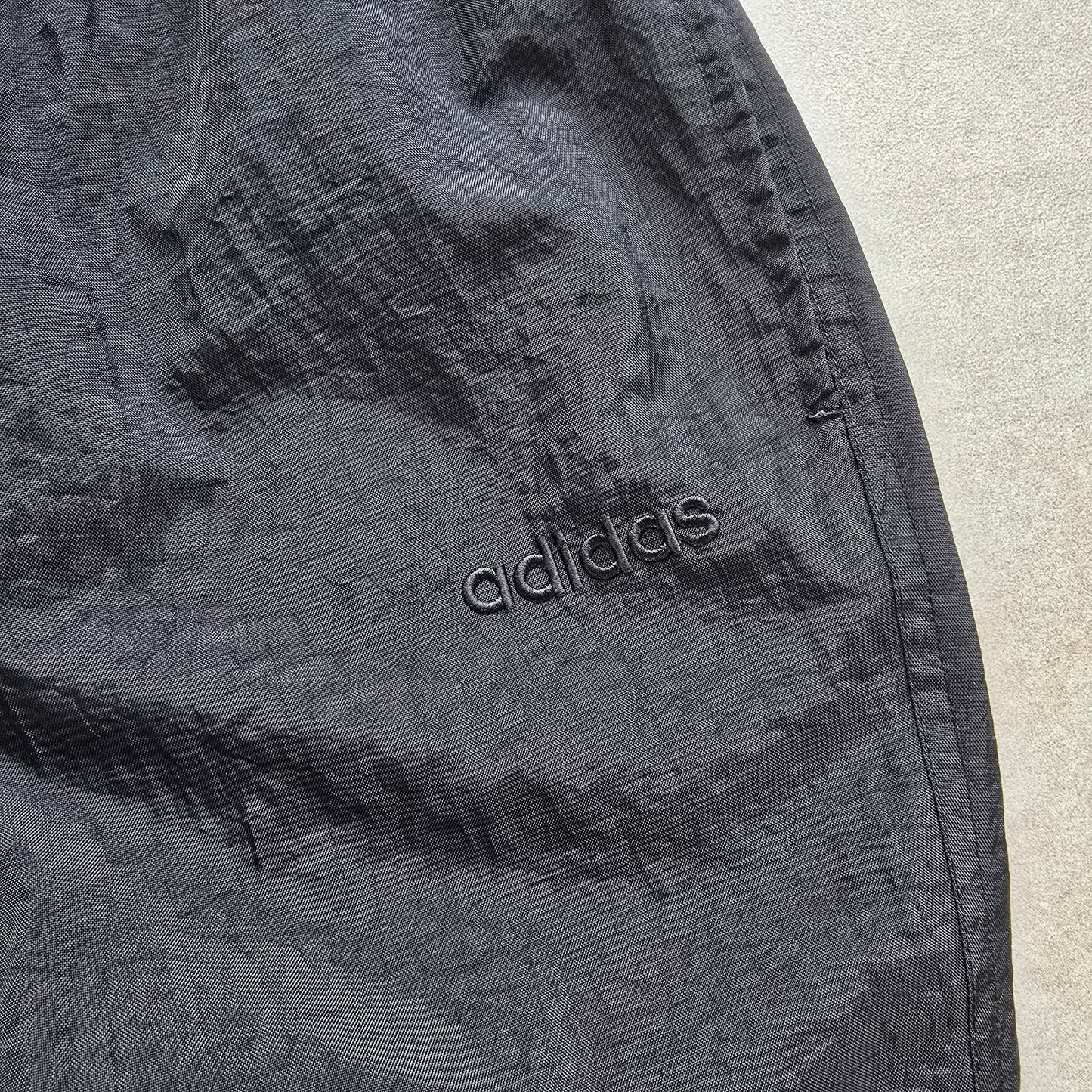 Vintage 90's Adidas Nylon Ankle Zip Track Pants - M