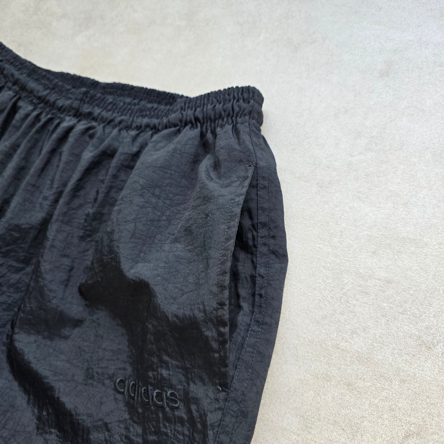 Vintage 90's Adidas Nylon Ankle Zip Track Pants - M