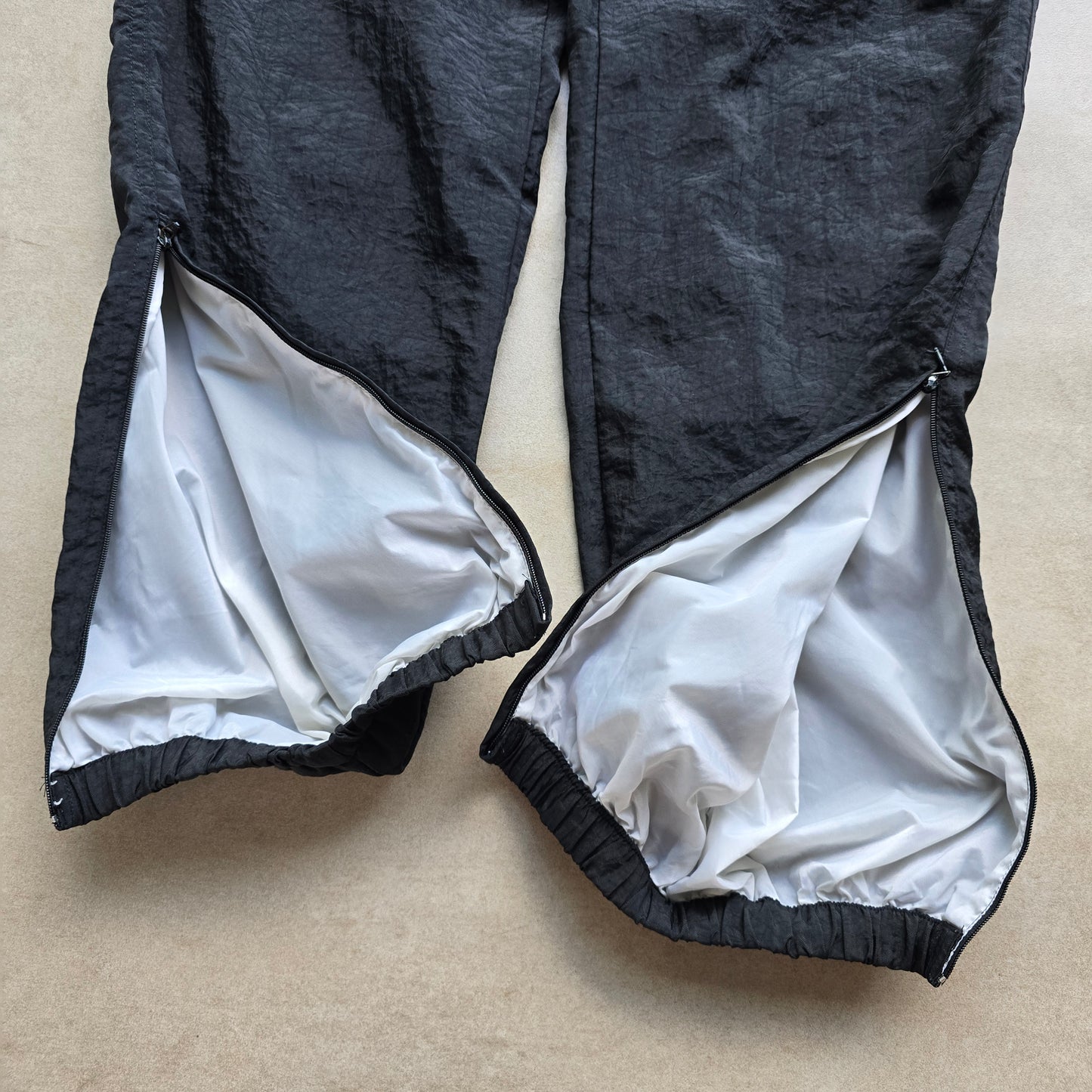 Vintage 90's Adidas Nylon Ankle Zip Track Pants - M