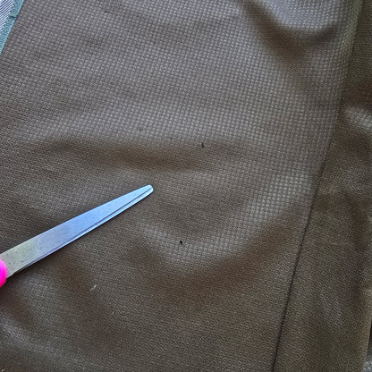 Vintage Nike Embroidered Swoosh Brown Track Pants - M