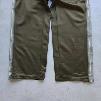 Vintage Nike Embroidered Swoosh Brown Track Pants - M