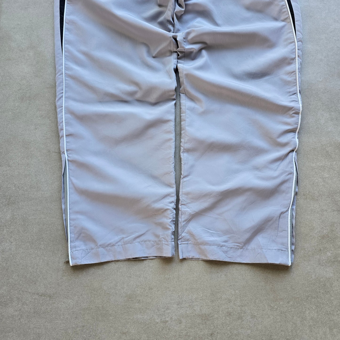 Vintage Nike Embroidered Swoosh Ankle Zip Track Pants - S