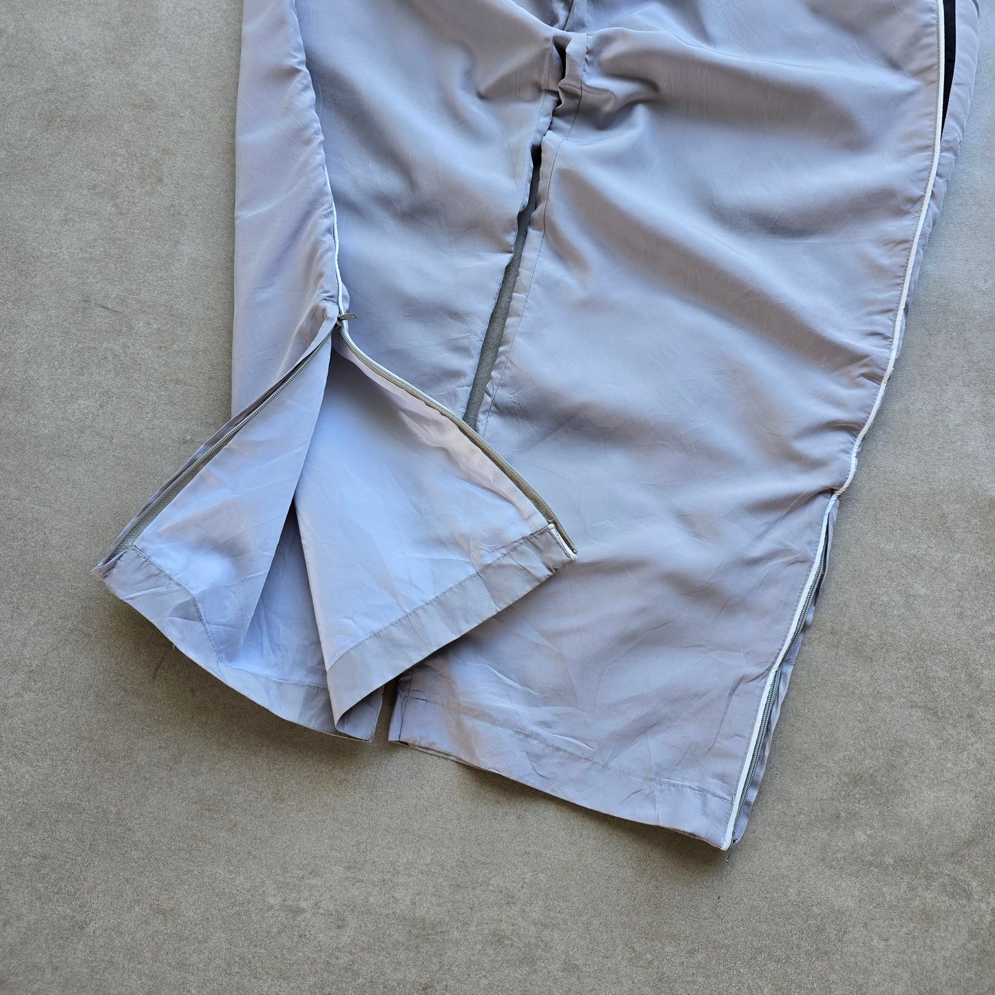 Vintage Nike Embroidered Swoosh Ankle Zip Track Pants - S