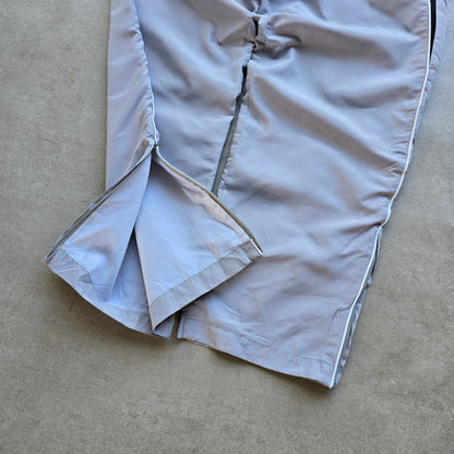Vintage Nike Embroidered Swoosh Ankle Zip Track Pants - S